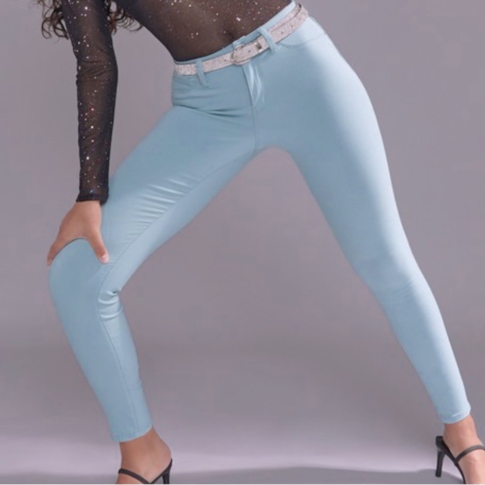Ymi hyperstretch jeggings - sky blue